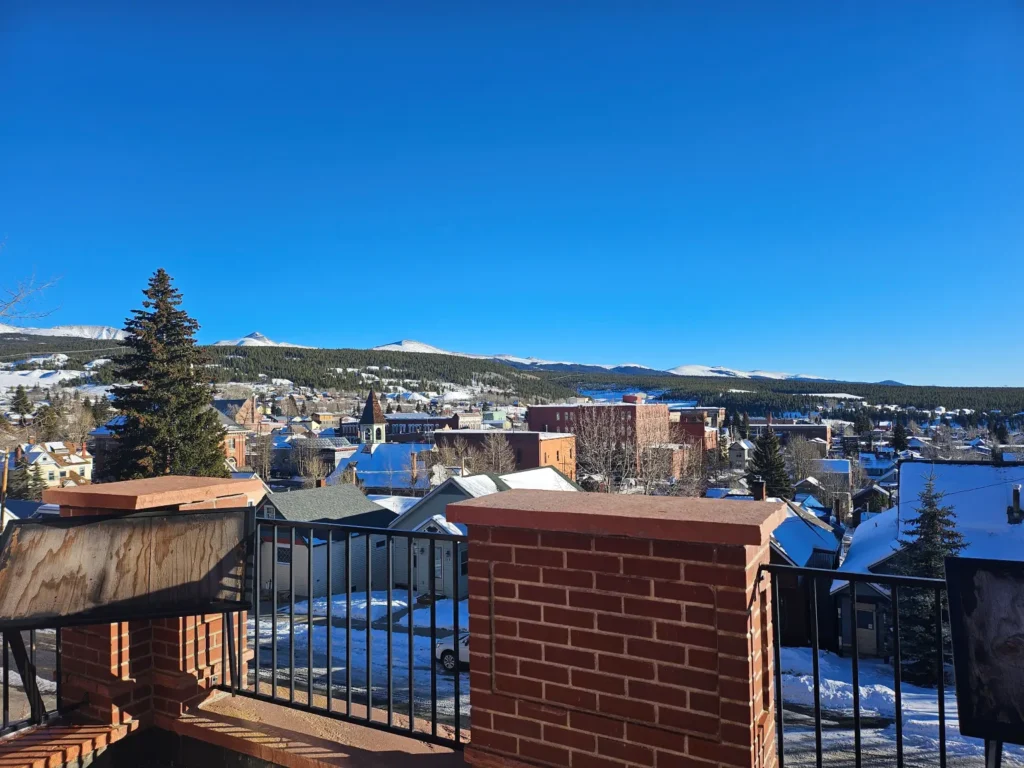 Museum Balcony in Winter