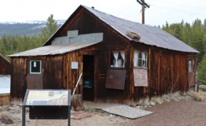 The Matchless Mine’s superintendents’ cabin.
