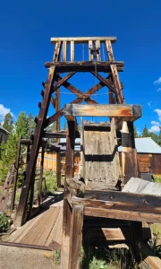 The Matchless Mine’s headframe.
