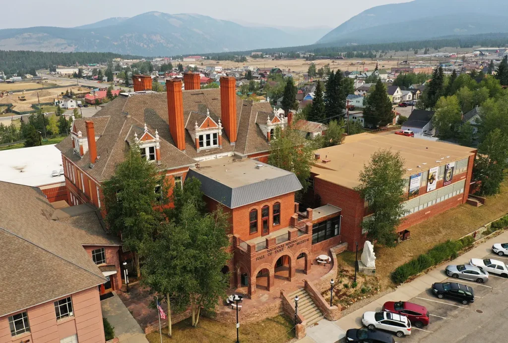 Aerial shot of the Mining Museum