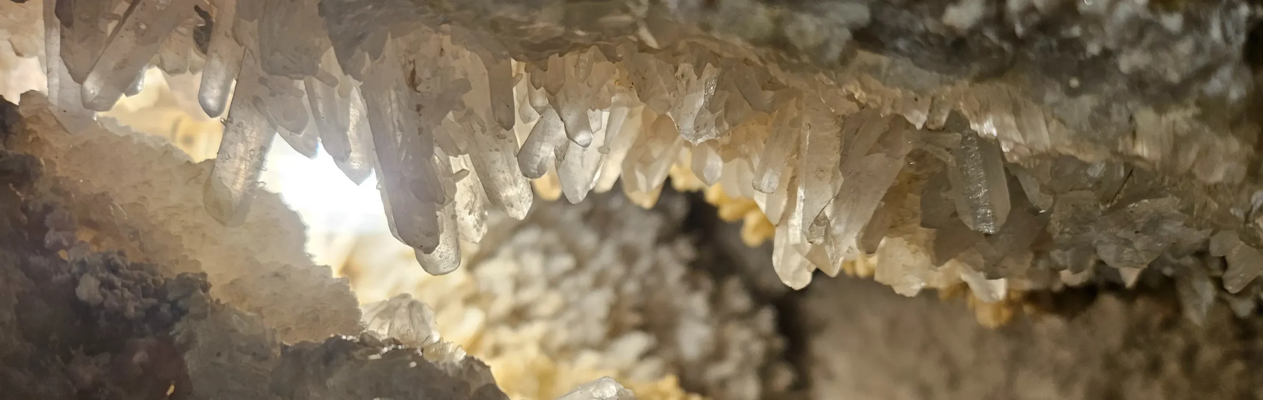 Inside of a geode