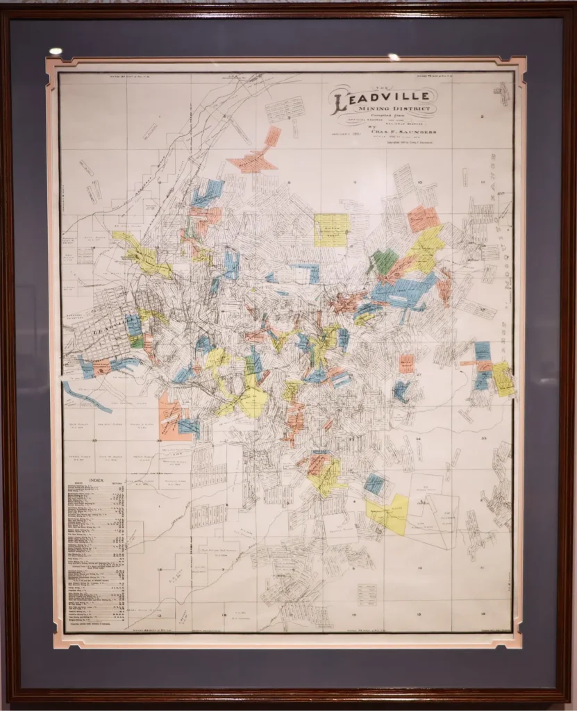 Map of Mining Claims