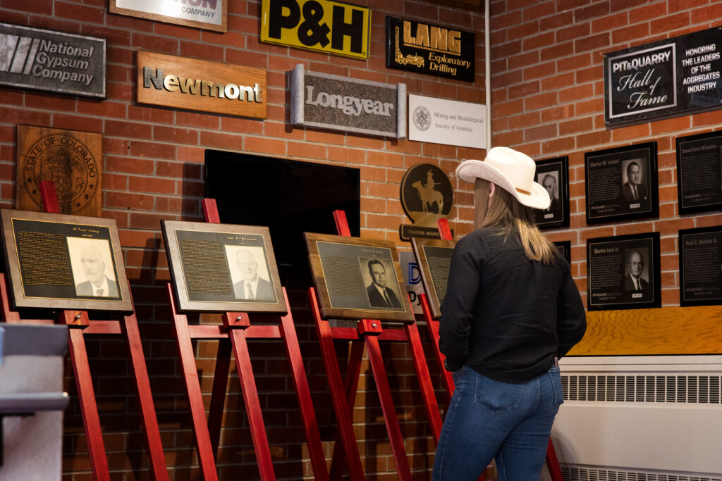 38th National Mining Hall of Fame Induction Ceremony Plaques