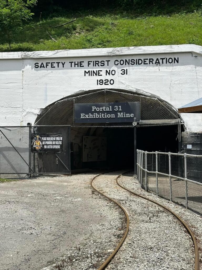 Safety the First Consideration Mine 31 1920 tunnel exterior